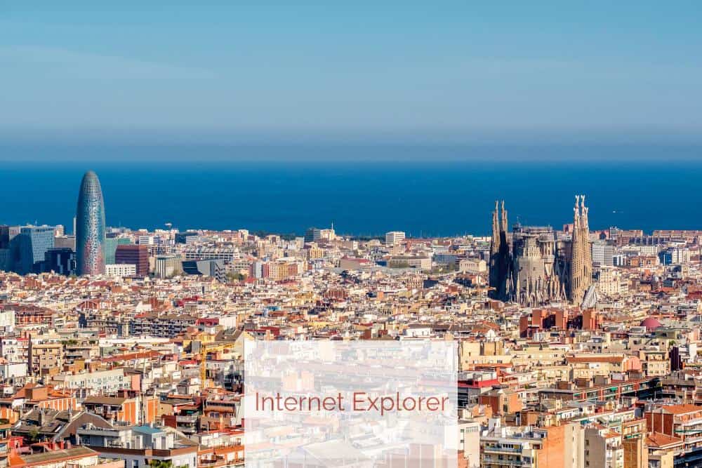 Barcelona desde lejos